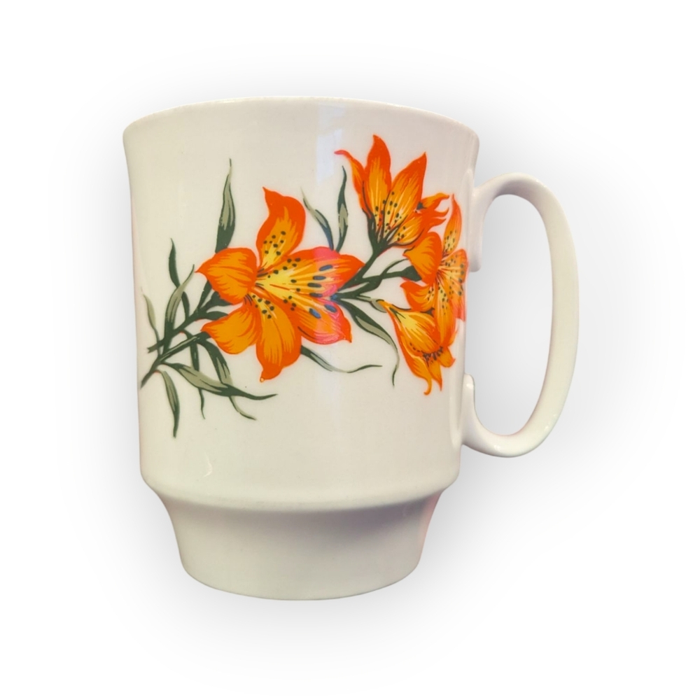 Prairie Lily Saskatchewan Royal Windsor Bone China Teacup Mug